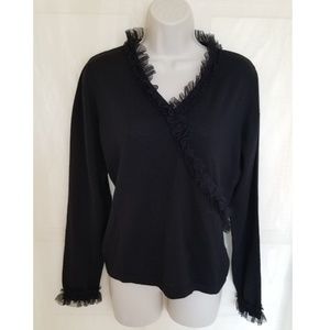Designer Black Sweater NWT